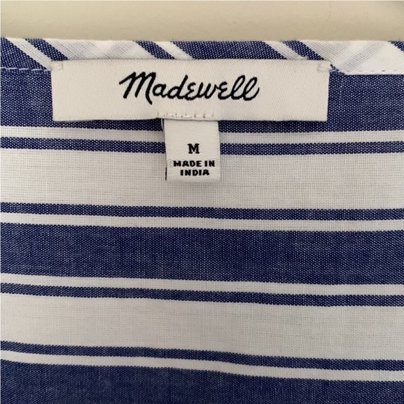 Madewell Peasant Top in Shea Stripe - Picture 6 of 6
